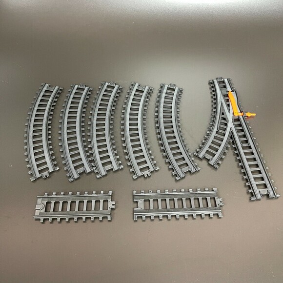 Jakks Pacific 2012 Power Trains Tracks Replacement Add-on Parts Toy Lot of 8 - Picture 1 of 3